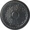 Ekena Millwork Raymond Ceiling Medallion (Fits Canopies up to 5 3/8"), Hand-Painted Pewter, 18"OD x 1 1/4"P CM18RA2PES - alternate 1